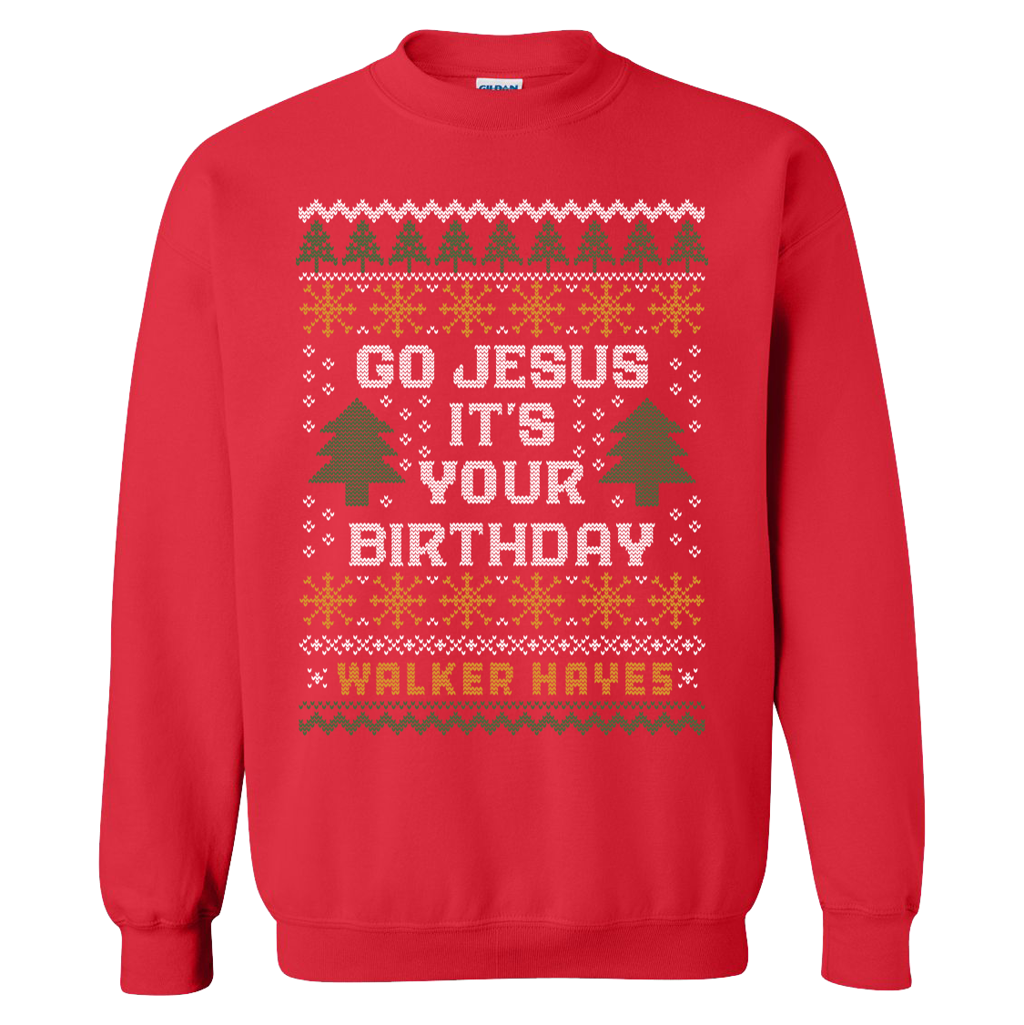 Adult 'Go Jesus' Christmas Sweater