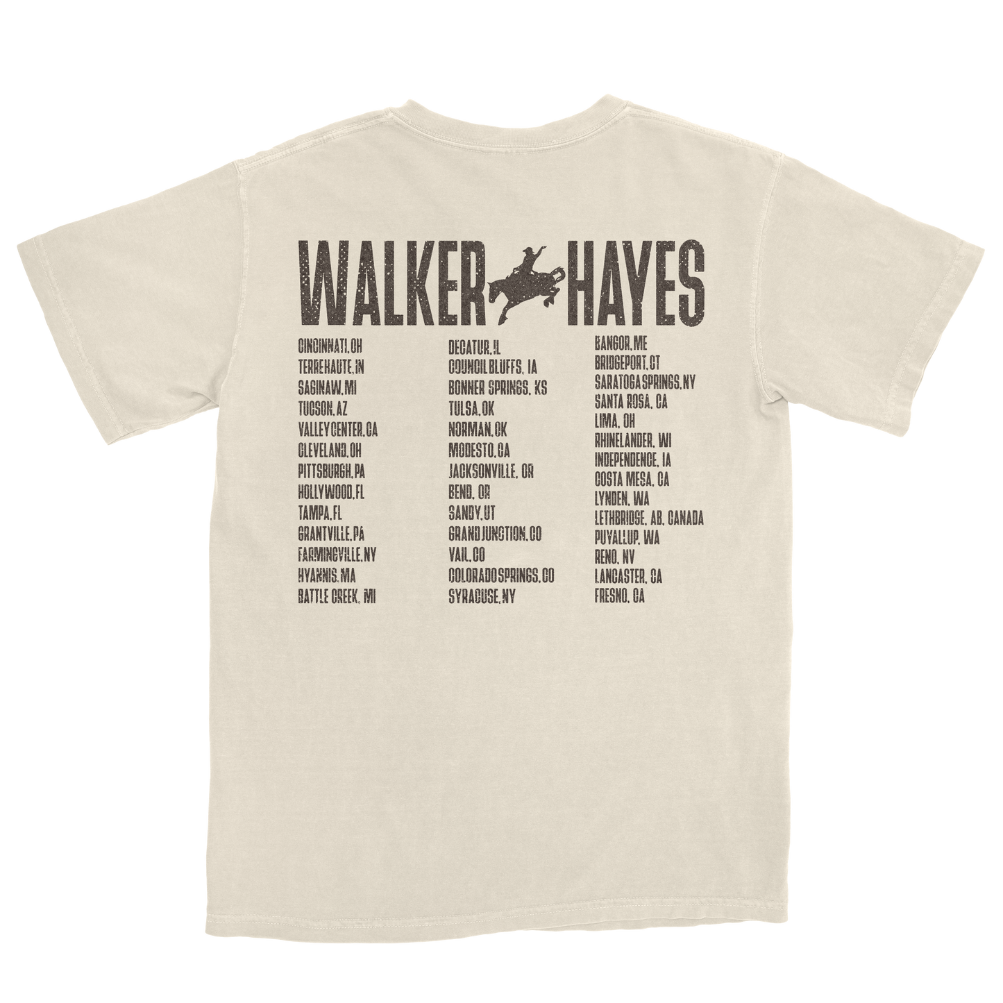 2024 Natural Country Western Tour Tee