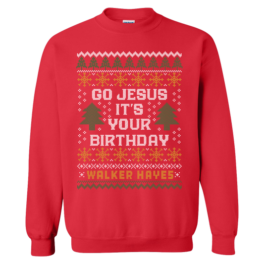 Adult 'Go Jesus' Xmas Sweater