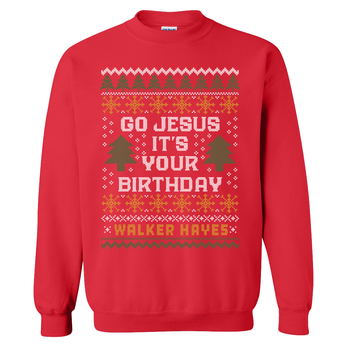 Adult 'Go Jesus' Xmas Sweater