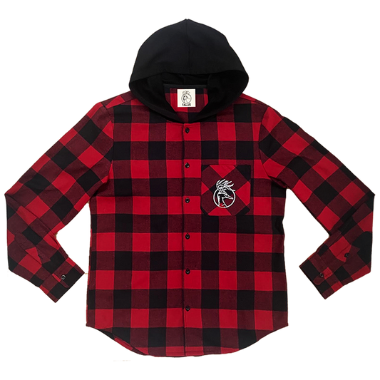 Y'all Life Flannel Hoodie